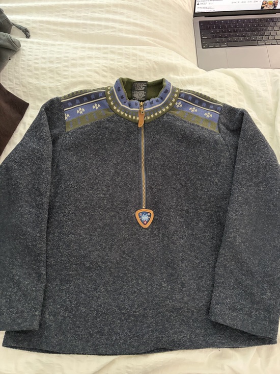 Orage Sweaters - Vintage Orage Quarter-Zip Fleece sweater